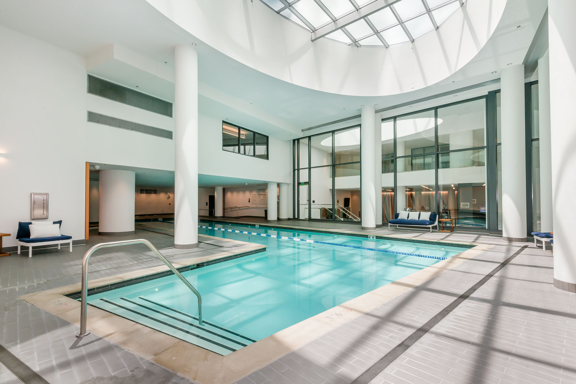 Indoor lap pool